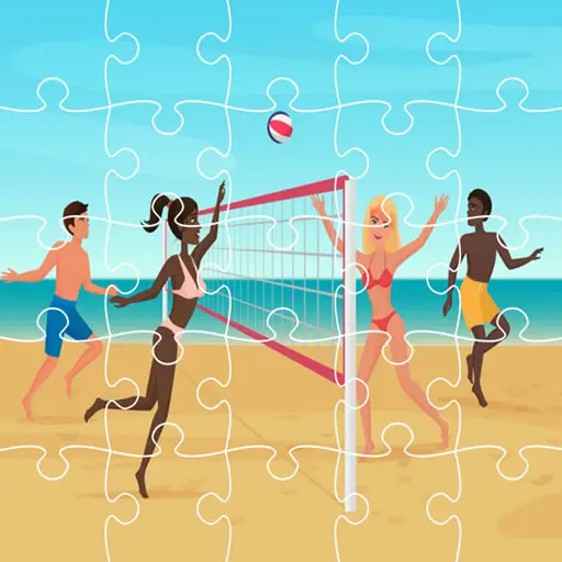 Beach Volley Ball Jigsaw