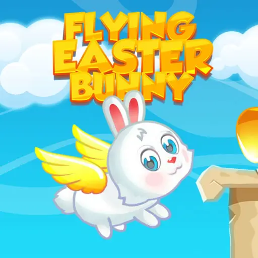 Flying Easter Bunny