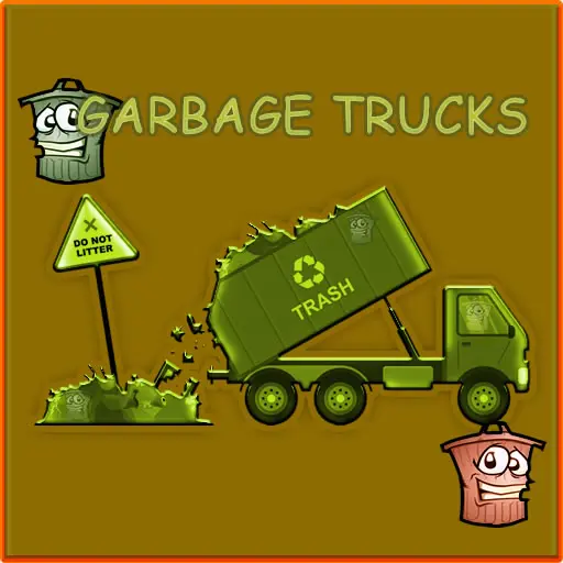 Garbage Trucks Hidden Trash Can