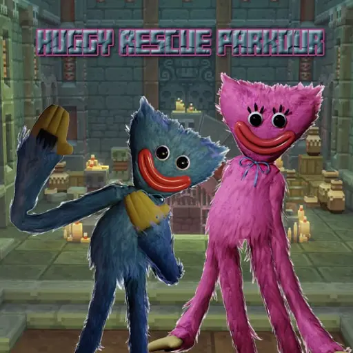 Huggy Rescue Parkour