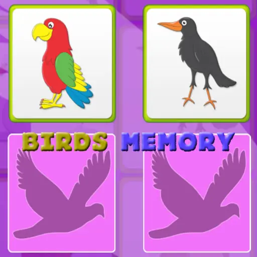 Kids Memory with Birds