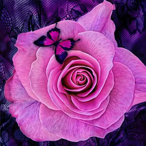 Purple Roses Puzzle