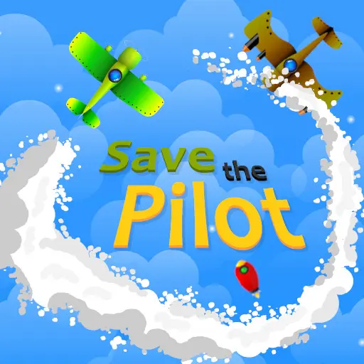 Save The Pilot Airplane HTML5 Shooter Game