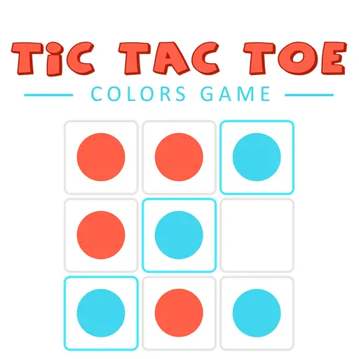 Tic Tac Toe Colors Game