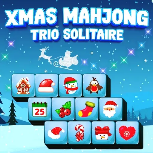 Xmas Mahjong Trio Solitaire