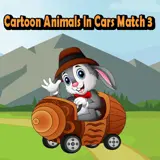 Cartoon Animals In Cars Match 3