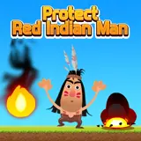 Protect Red Indian Man