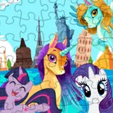 Unicorns Travel The World Puzzle